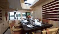 Sailing yacht AKALAM Dining